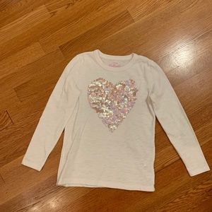 Crewcuts Heart Shirt Size 6-7